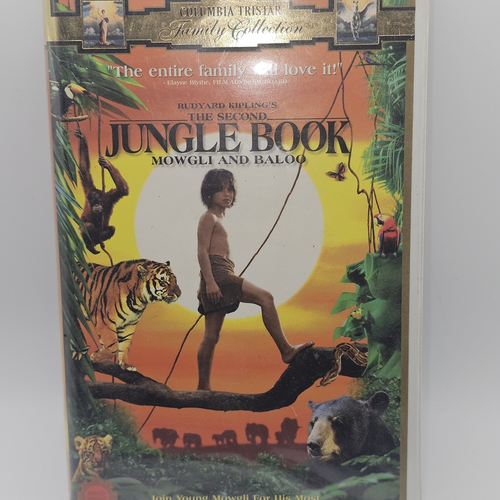 The Second Jungle Book: Mowgli and Baloo (VHS, 1997) Rudyard Kipling‎